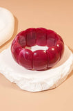 Color-Block Acrylic Stretch Cord Bracelet | 40B5195: Green