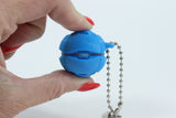 Zorble Keychain | Fidget | Squish & Snap |: Blue