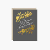 Lifetime Spray Wedding Card