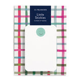 Happy Plaid Little Sticky Notes, 3M-Backed