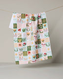 Patchwork Garden Tea Towel