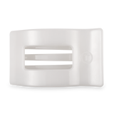 Flat Rectangle Hair Clip | Large | Coconut White
