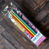 Set of Three Pencils and a Bookmark: Book Club