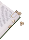 Brass Bookminders Page Markers: Tumbling Books