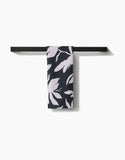 Midnight Petal Tea Towel