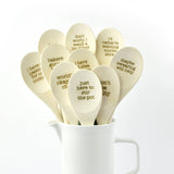 Wooden Spoons With Funny Phrases - Full Set for Kitchen: I have no idea what i'm doing