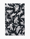Midnight Petal Tea Towel