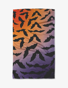 Swarming Bats Tea Towel