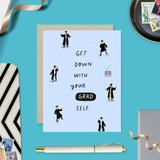 Grad Self Graduation Card