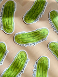 Pickle Vinyl Sticker - "Are You Going To Eat That?"