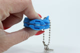 Zorble Keychain | Fidget | Squish & Snap |: Blue