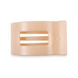 Flat Rectangle Hair Clip | Medium | Almond Beige
