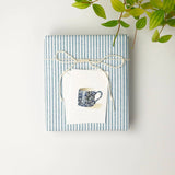 Calico mug mini enclosure notecard