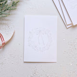 Christmas cheer paintable notecard