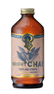 Bright Chai Syrup 12oz - cocktail / mocktail beverage mixer