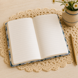 Embroidered Daisy Notebook