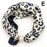Silk Feel Pearl Magnetic Clasp Scarf Necklace | 40NK9802: B