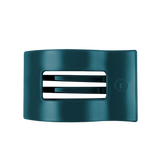 Teal With It Large Flat Rectangle Hair Clip