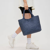 Sky's The Limit - Medium Woven Neoprene Tote: Wine