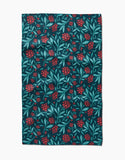 Holiday Blooms Tea Towel