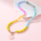 Natural Stone Semi-Precious Glass Mixed Necklace | 40NK9702: Rsoe Quartz