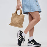 Sky's The Limit - Small Woven Neoprene Crossbody: Lilac