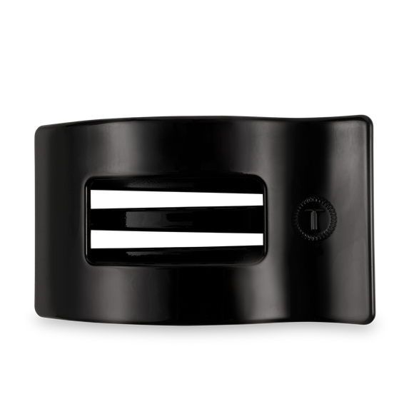 Flat Rectangle Hair Clip | Large | Jet Black