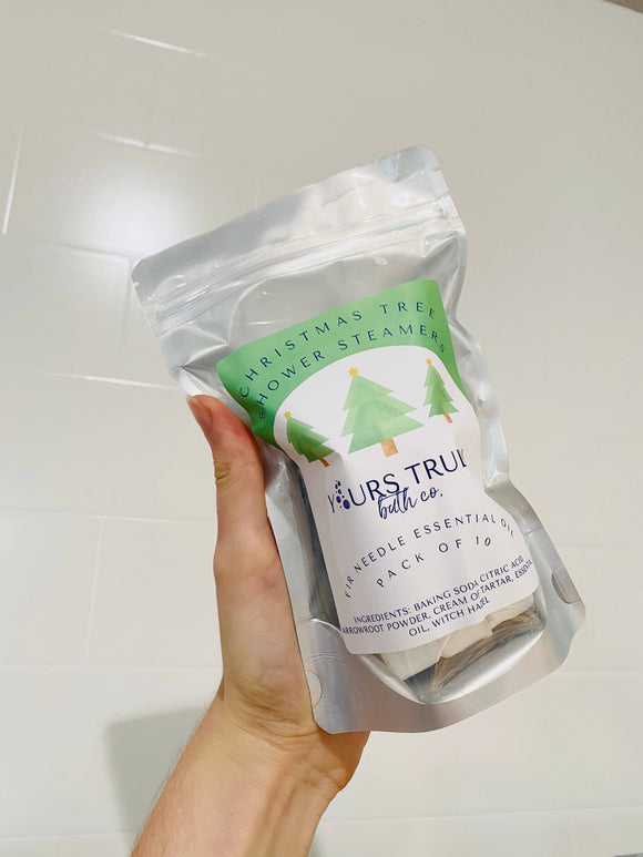 Christmas Tree Shower Steamers