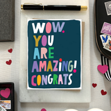 Wow Congrats Card