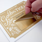 Scratch-off Card - Christmas Golden Ticket