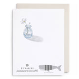 Bud Vase Sending Love Greeting Card