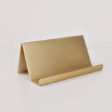 Brass card holder