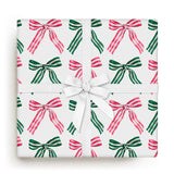 Ribbon Candy Bows Roll of Gift Wrap | Holiday Wrapping Paper