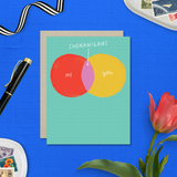 Shenanigans Venn Diagram Friendship Card