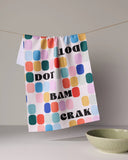Tile Talk Tea Towel - Mahjong