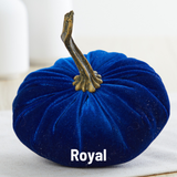 Pumpkin Small Velvet Fall Decor Gift for New Apartment Best: Gold