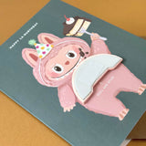 Pop-up Card - Happy Labubu Birthday