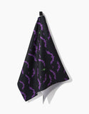 Dark Night Bats Tea Towel