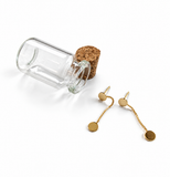 Gold Hanging Circle Earrings