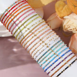 BOHO COLORFUL BALL BEADED BRACELET | 40B5178: LIME