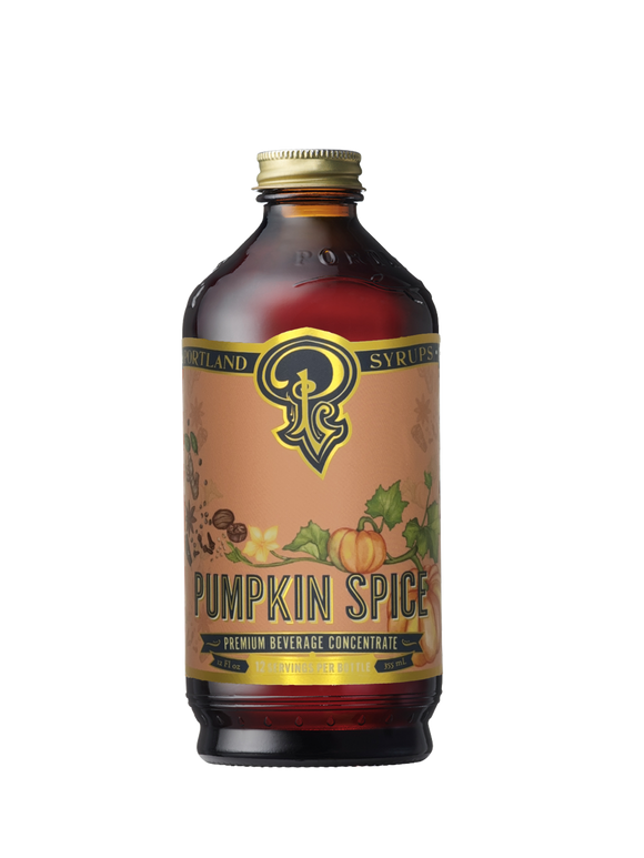 Pumpkin Spice Syrup 12 oz - coffee, tea, cocktail mixer