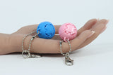 Zorble Keychain | Fidget | Squish & Snap |: Blue