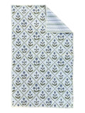 Lumi: Reversible Hand Towel: Blue/Green / 19x29 / Hand Towel
