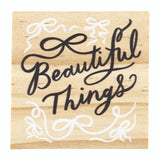 Treasure Box Bow Earring - Beautiful Things: Pine Wood, Zinc Alloy, Glass / 0.5 W x 0.45 H, Box: 2 SQ x 1.25 H