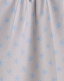 Snowy Tea Towel - Holiday 2026: Indigo