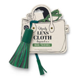 *NEW* Bag Tassel Lens Cloth: Brown