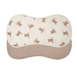 Teddy/Taupe | Bamboo Muslin Burp Cloth Set 2-Pack