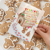 Sticker Scene Card - Gingerbread House