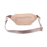 Aim High  Woven Neoprene Belt Bag: Nude