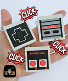 Directional - Retro Game Controller Clicker Keychain